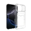 Apple iPhone 17 Pro Uyumlu Kart Şeffaf Silikon - Şeffaf