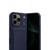 Apple iPhone 17 Pro Uyumlu Kelvin Kartvizitli Silikon - Lacivert