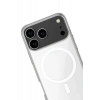 Apple iPhone 17 Pro Uyumlu Kılıf Magneticsafe Şeffaf Silikon - Şeffaf