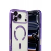 Apple iPhone 17 Pro Uyumlu Kross Magneticsafe Kapak - Mor