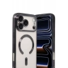 Apple iPhone 17 Pro Uyumlu Kross Magneticsafe Kapak - Siyah