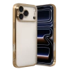 Apple iPhone 17 Pro Uyumlu Lensli Silikon - Gold