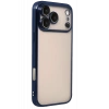 Apple iPhone 17 Pro Uyumlu Lensli Silikon - Lacivert