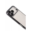Apple iPhone 17 Pro Uyumlu Lensli Silikon - Siyah