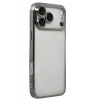 Apple iPhone 17 Pro Uyumlu Lensli Silikon - Titan Gri