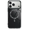 Apple iPhone 17 Pro Uyumlu Live Diamond Magsafe Kapak - Siyah