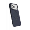 Apple iPhone 17 Pro Uyumlu Regal Magsafe Standlı Kapak - Lacivert