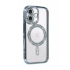 Apple iPhone 17 Uyumlu Joke Simli Magneticsafe Kılıf - Mavi