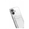 Apple iPhone 17 Uyumlu Kart Şeffaf Silikon - Şeffaf