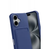 Apple iPhone 17 Uyumlu Kelvin Kartvizitli Silikon - Lacivert