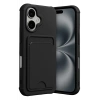 Apple iPhone 17 Uyumlu Kelvin Kartvizitli Silikon - Siyah