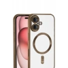 Apple iPhone 17 Uyumlu Kross Magneticsafe Kapak - Çöl Titanyum