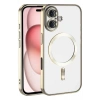 Apple iPhone 17 Uyumlu Kross Magneticsafe Kapak - Gold
