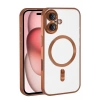 Apple iPhone 17 Uyumlu Kross Magneticsafe Kapak - Turuncu