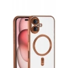 Apple iPhone 17 Uyumlu Kross Magneticsafe Kapak - Turuncu