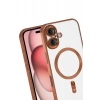 Apple iPhone 17 Uyumlu Kross Magneticsafe Kapak - Turuncu