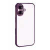 Apple iPhone 17 Uyumlu Lensli Silikon - Açık Mor
