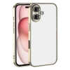 Apple iPhone 17 Uyumlu Lensli Silikon - Gold