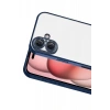 Apple iPhone 17 Uyumlu Lensli Silikon - Lacivert