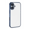 Apple iPhone 17 Uyumlu Lensli Silikon - Lacivert