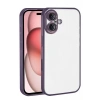 Apple iPhone 17 Uyumlu Lensli Silikon - Mor