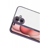 Apple iPhone 17 Uyumlu Lensli Silikon - Mor