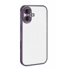 Apple iPhone 17 Uyumlu Lensli Silikon - Mor