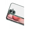 Apple iPhone 17 Uyumlu Lensli Silikon - Yeşil