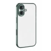 Apple iPhone 17 Uyumlu Lensli Silikon - Yeşil