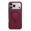 Apple iPhone 18 Pro Max Uyumlu Regal Magsafe Standlı Kapak - Bordo