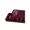 Apple iPhone 18 Pro Max Uyumlu Regal Magsafe Standlı Kapak - Bordo