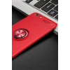 Apple iPhone 6 Uyumlu Kılıf Range Yüzüklü Silikon - Kırmızı