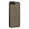 Apple iPhone 7 Plus Uyumlu Kılıf Montreal Silikon Kapak - Siyah