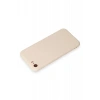 Apple iPhone 7 Uyumlu Kılıf First Silikon - Krem