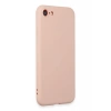 Apple iPhone 7 Uyumlu Kılıf First Silikon - Pudra