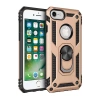 Apple iPhone 7 Uyumlu Kılıf Sofya Yüzüklü Silikon Kapak - Gold