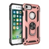 Apple iPhone 7 Uyumlu Kılıf Sofya Yüzüklü Silikon Kapak - Rose