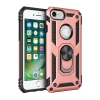 Apple iPhone 7 Uyumlu Kılıf Sofya Yüzüklü Silikon Kapak - Rose