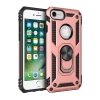Apple iPhone 7 Uyumlu Kılıf Sofya Yüzüklü Silikon Kapak - Rose