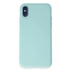 Apple iPhone X Uyumlu Kılıf First Silikon - Turkuaz