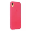 Apple iPhone XR Uyumlu Kılıf First Silikon - Pembe