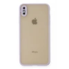 Apple iPhone XS Max Uyumlu Kılıf Montreal Silikon Kapak - Mor