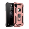 Apple iPhone XS Max Uyumlu Kılıf Sofya Yüzüklü Silikon Kapak - Rose