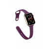 Apple Watch 38mm Uyumlu Klasik Kordon - Mürdüm