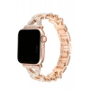 Apple Watch 38mm Uyumlu Node Taşlı Kordon - Siyah