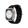 Apple Watch 38mm Uyumlu Ocean Kordon - Siyah