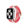 Apple Watch 38mm Uyumlu Star Kordon - Pembe-Kırmızı
