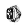 Apple Watch 38mm Uyumlu Star Kordon - Siyah-Beyaz