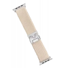 Apple Watch 42mm Uyumlu Forest Kumaş Kordon - Krem