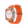 Apple Watch 42mm Uyumlu Ocean Kordon - Turuncu